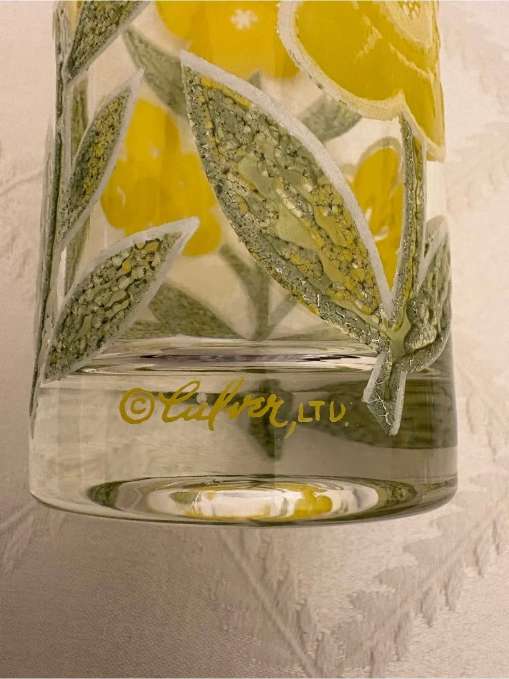 Culver “Petite Fleur” Highball Glasses Set of 8